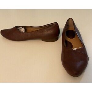 BOC Born Flats Womens 7.5M Brown Tan Leather‎ Slip On Comfort Casual Dress Shoes
